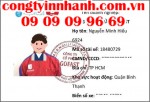 Công ty in nhanh giới thiệu địa chỉ in thẻ tên Shipper GoFast