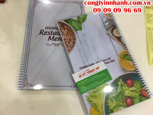Đặt in menu bìa cứng tại công ty in nhanh