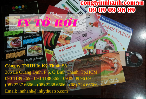 In nhanh tờ rơi giá rẻ, in tờ gấp, in to roi gia re, in to gap gia re tại HCM